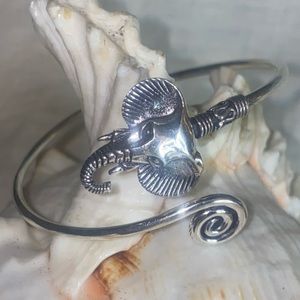 SALE * Elephant handmade 925 sterling silver cuff